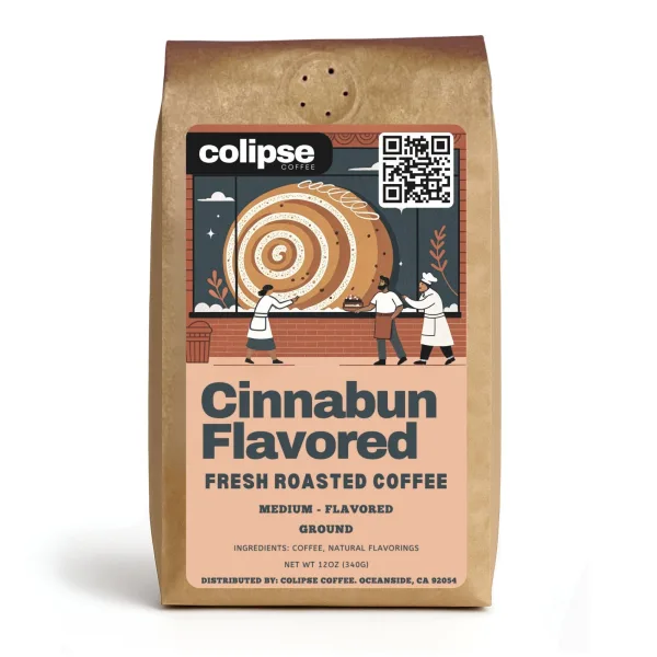Colipse Cinnabon flavored ground coffee