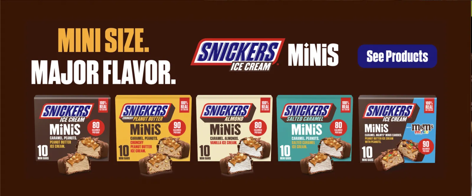 Snickers coffee product family lineup